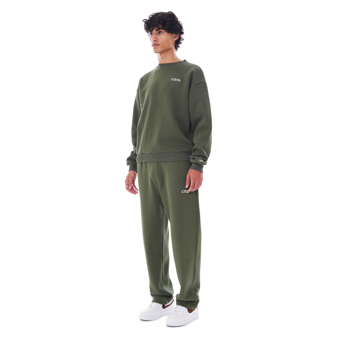 CREWNECK BRONZE GREEN