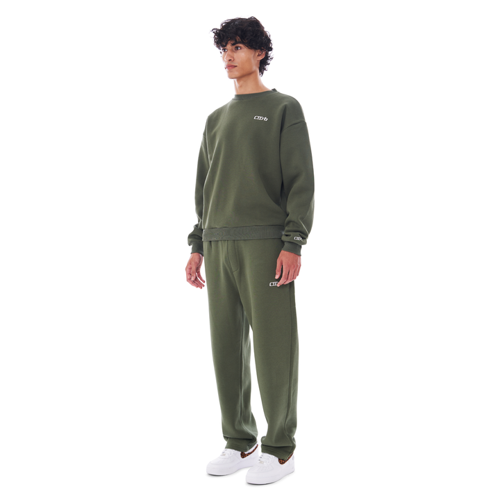 CREWNECK BRONZE GREEN