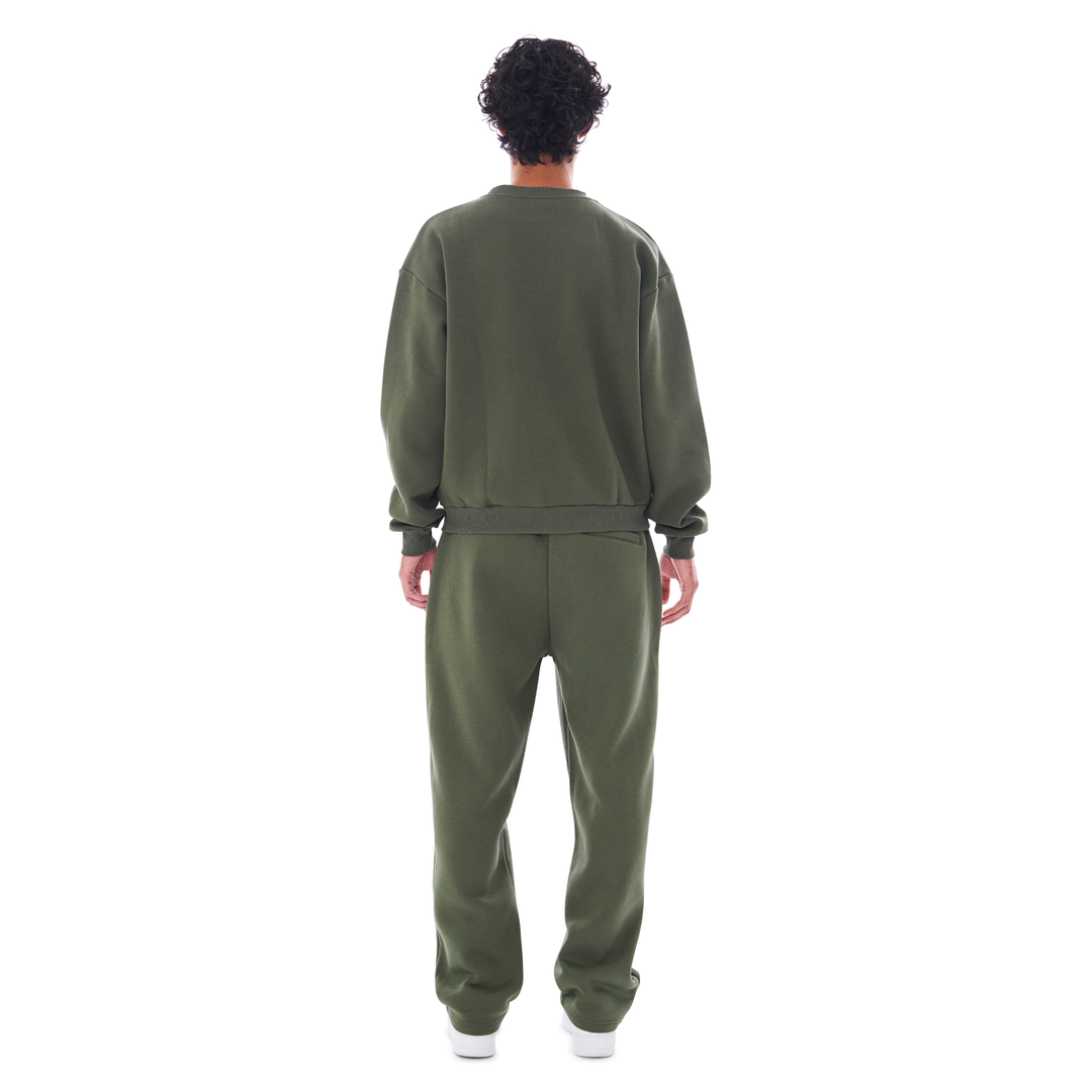 CREWNECK BRONZE GREEN