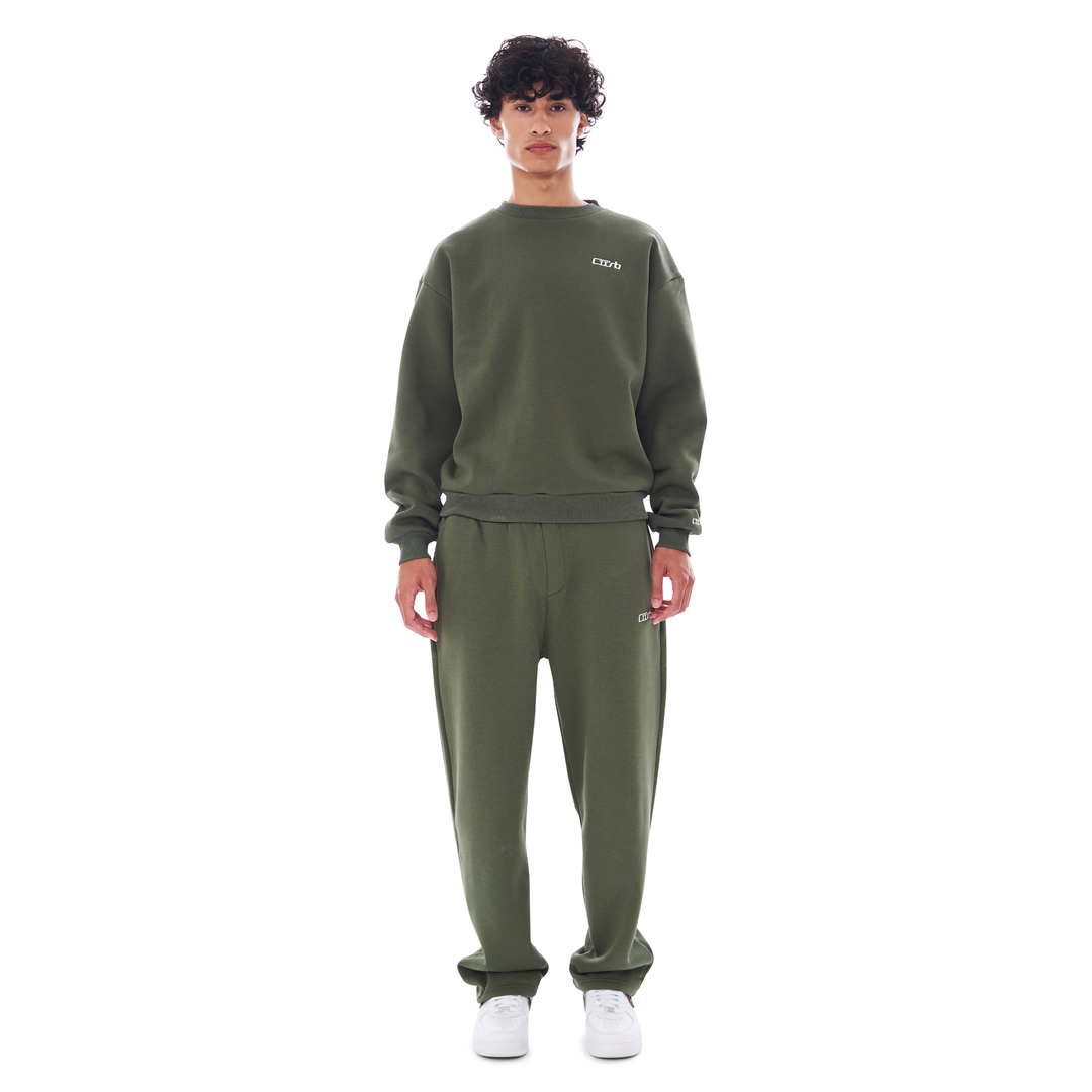 CREWNECK BRONZE GREEN