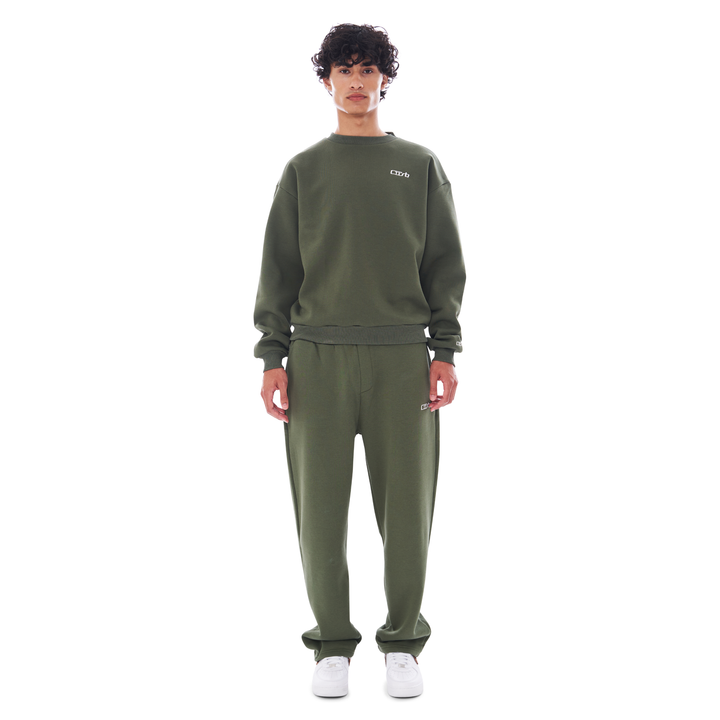 CREWNECK BRONZE GREEN