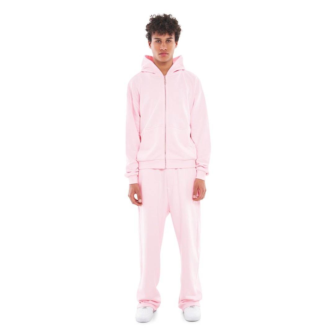 Zip-Up Powder Pink
