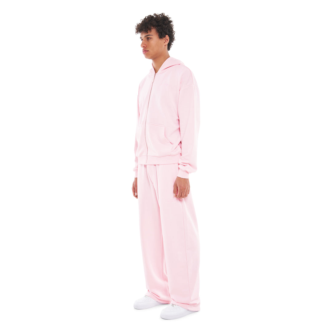 Zip-Up Powder Pink