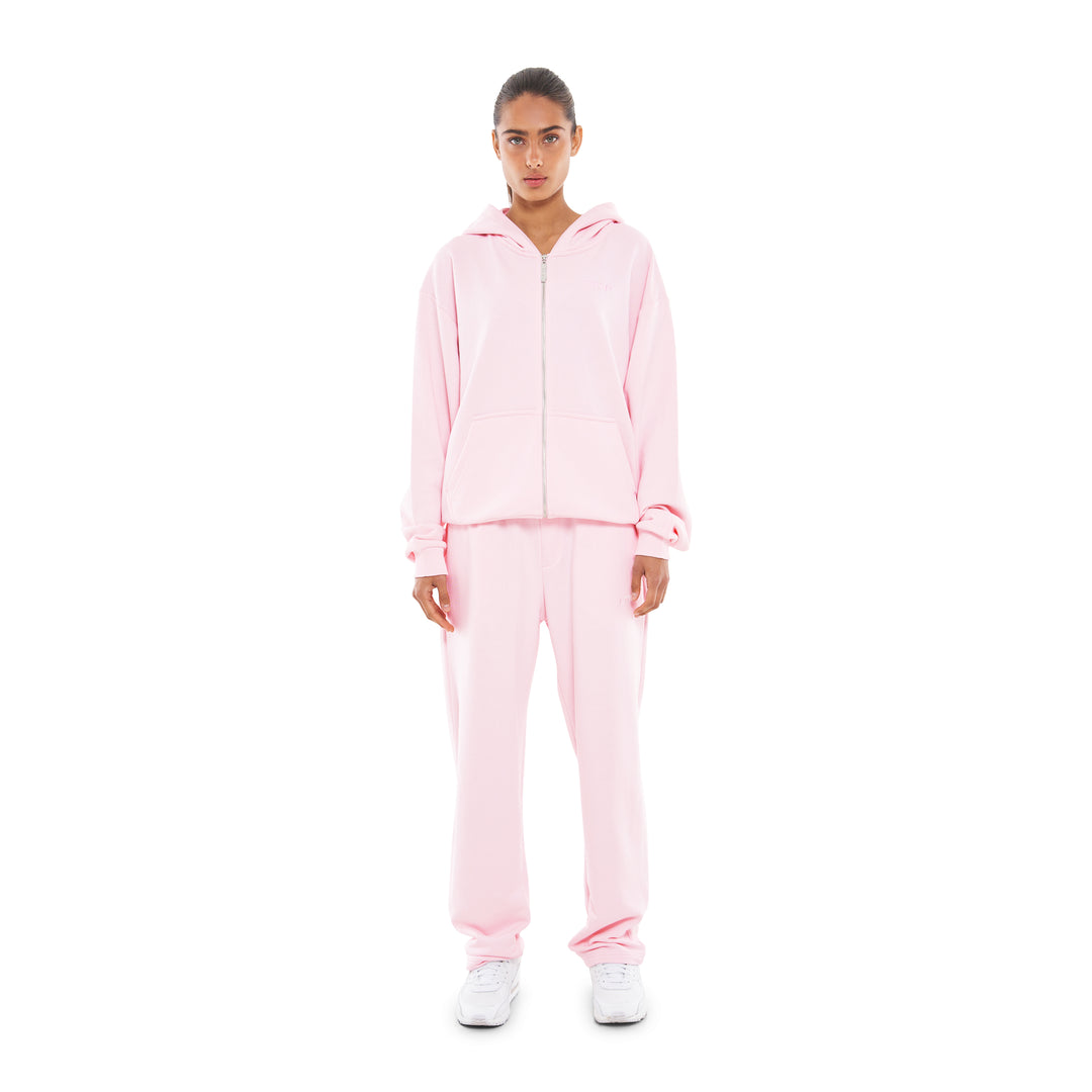 Zip-Up Powder Pink