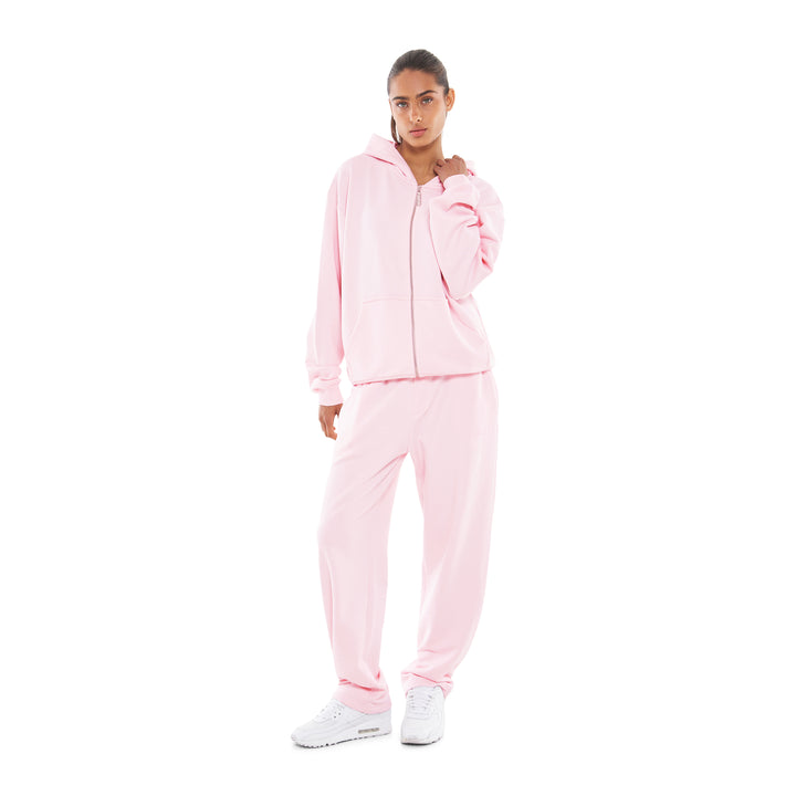 Zip-Up Powder Pink