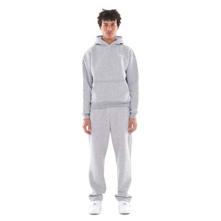 OPEN LEG JOGGER GREY MELANGE