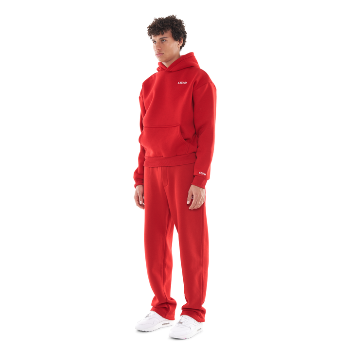 OPEN LEG JOGGER RED
