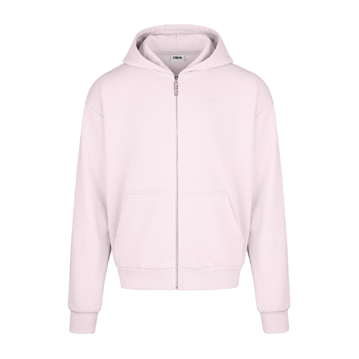 Zip-Up Powder Pink