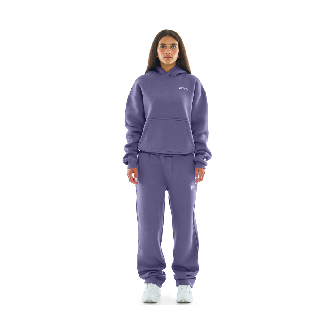 OPEN LEG JOGGER GRAPE PURPLE