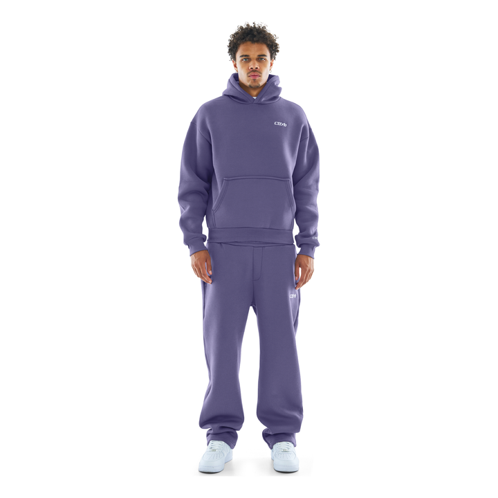 OPEN LEG JOGGER GRAPE PURPLE
