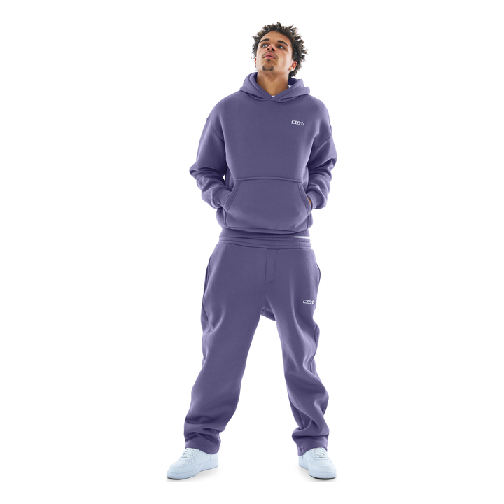 OPEN LEG JOGGER GRAPE PURPLE
