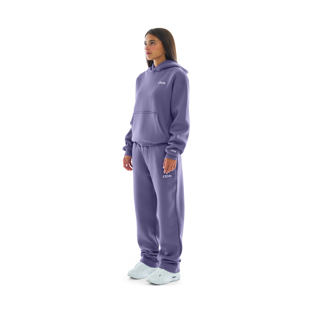 OPEN LEG JOGGER GRAPE PURPLE