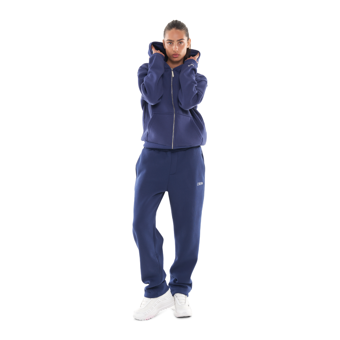 ZIP-UP NAVY BLUE