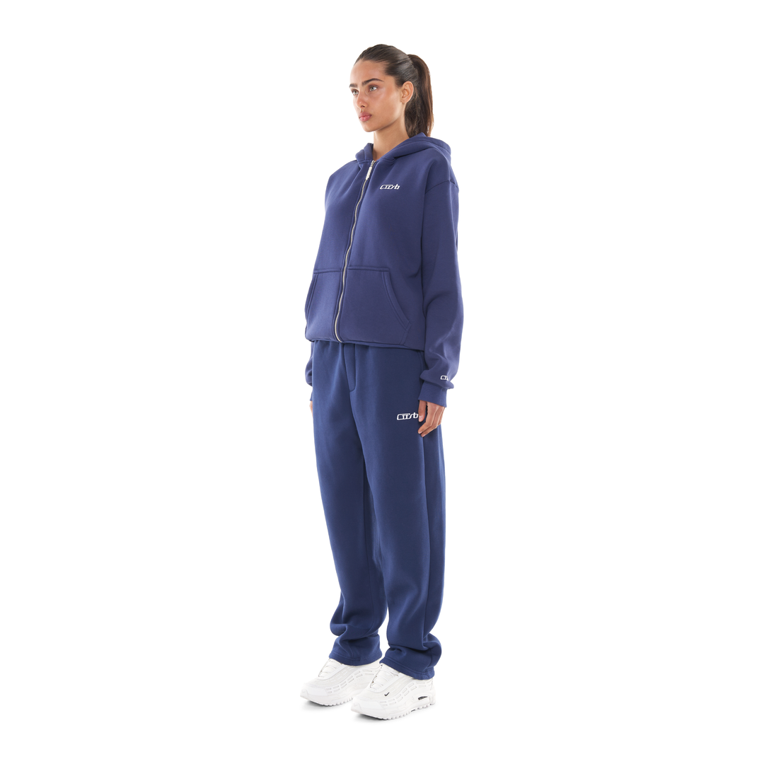 ZIP-UP NAVY BLUE