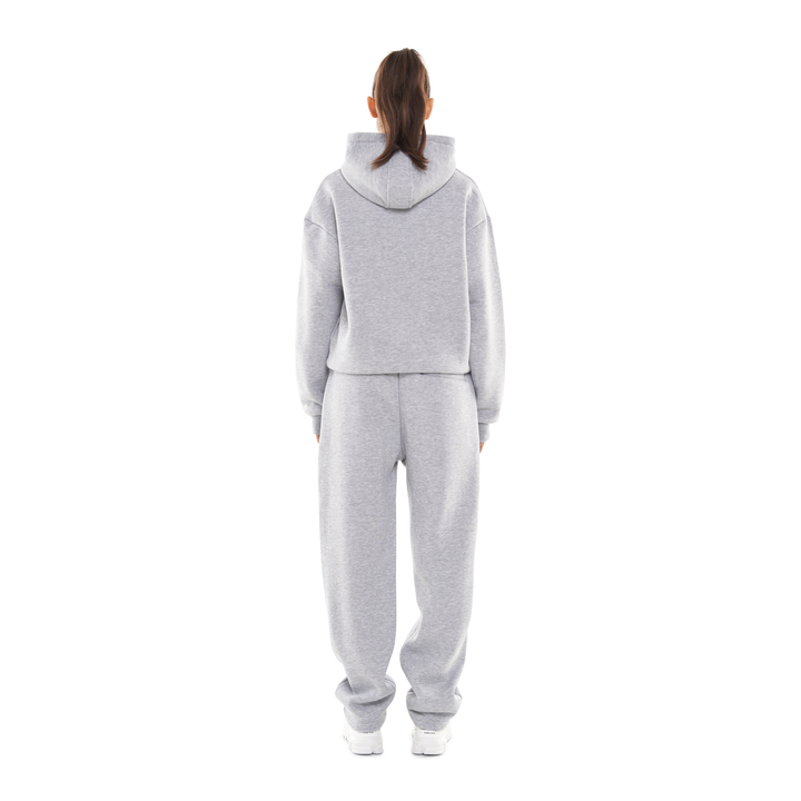 OPEN LEG JOGGER GREY MELANGE