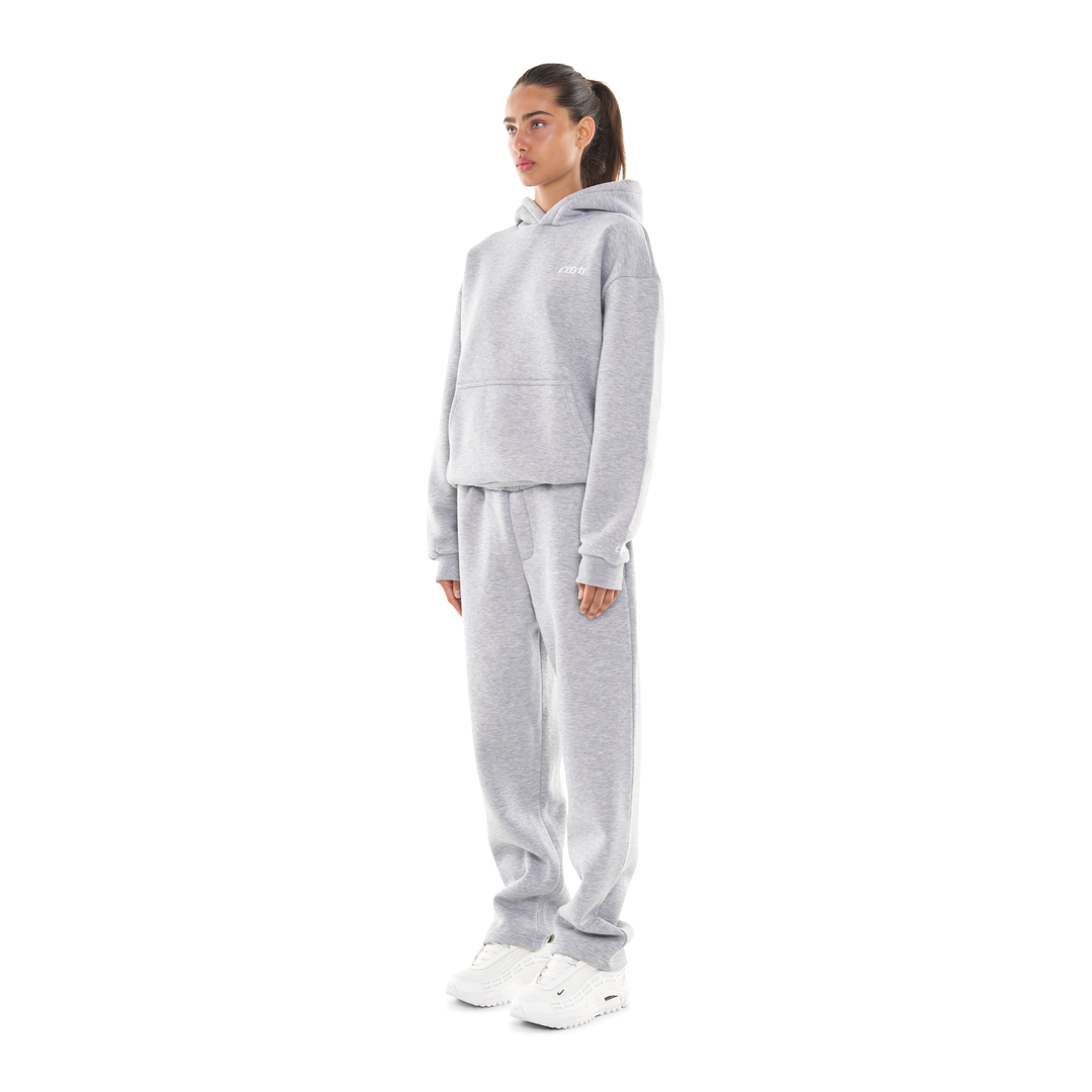 OPEN LEG JOGGER GREY MELANGE