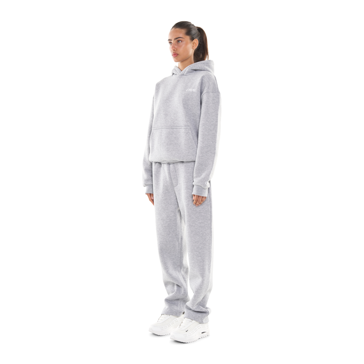 OPEN LEG JOGGER GREY MELANGE