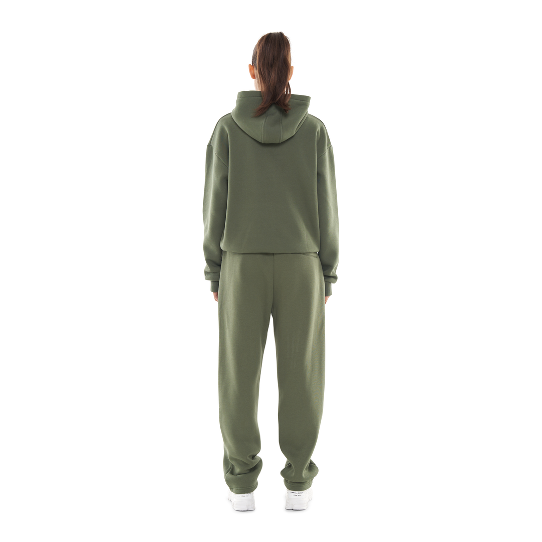OPEN LEG JOGGER BRONZE GREEN
