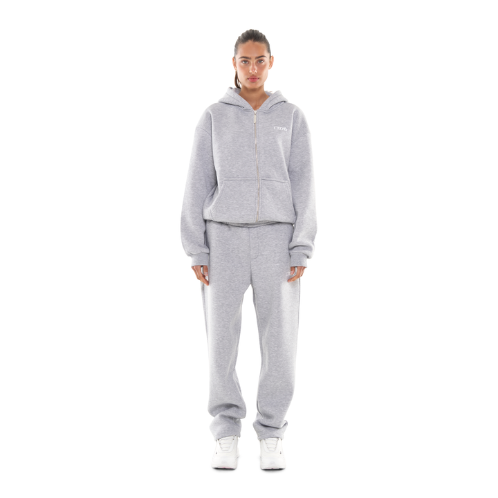 ZIP-UP GREY MELANGE