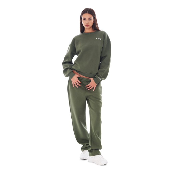 CREWNECK BRONZE GREEN