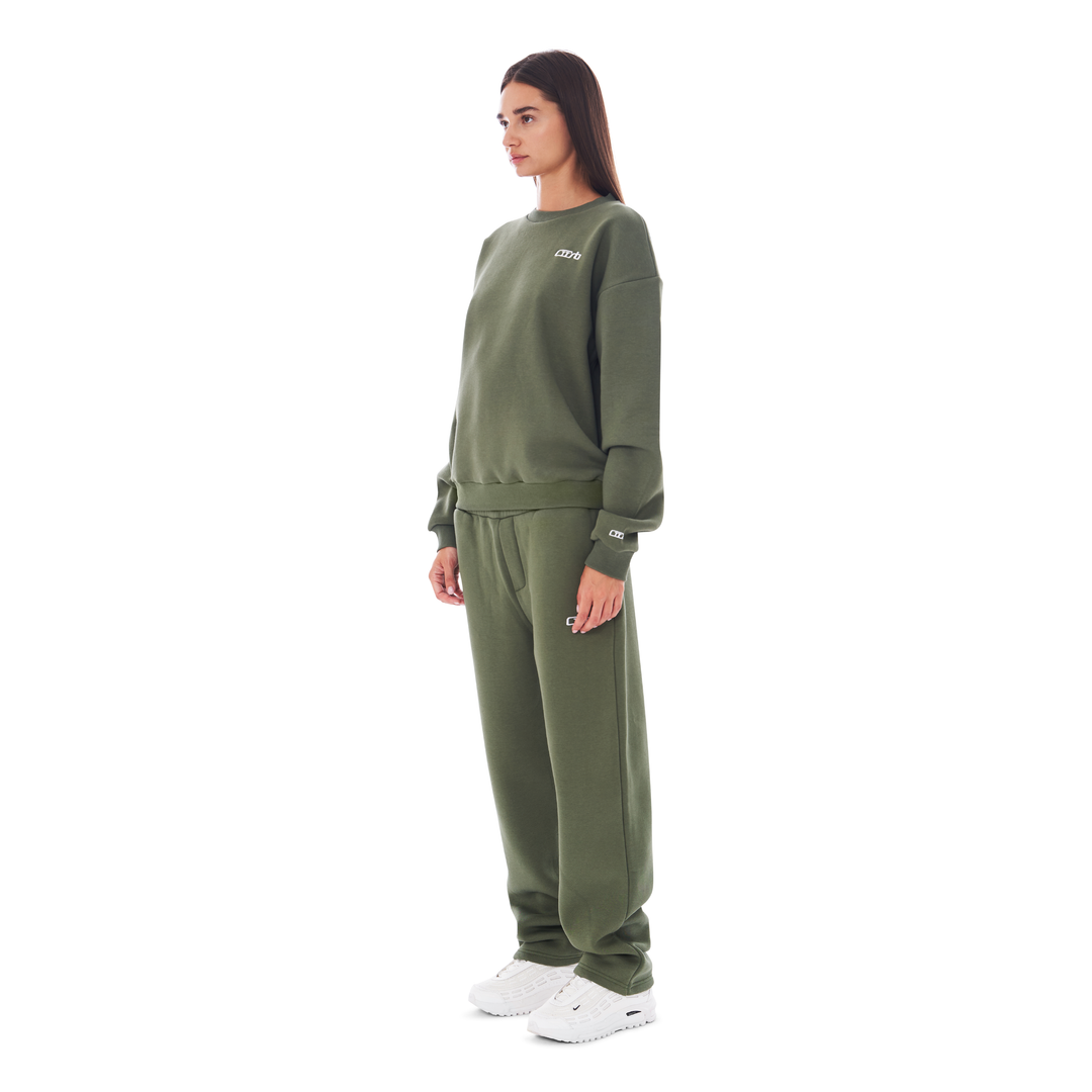 CREWNECK BRONZE GREEN