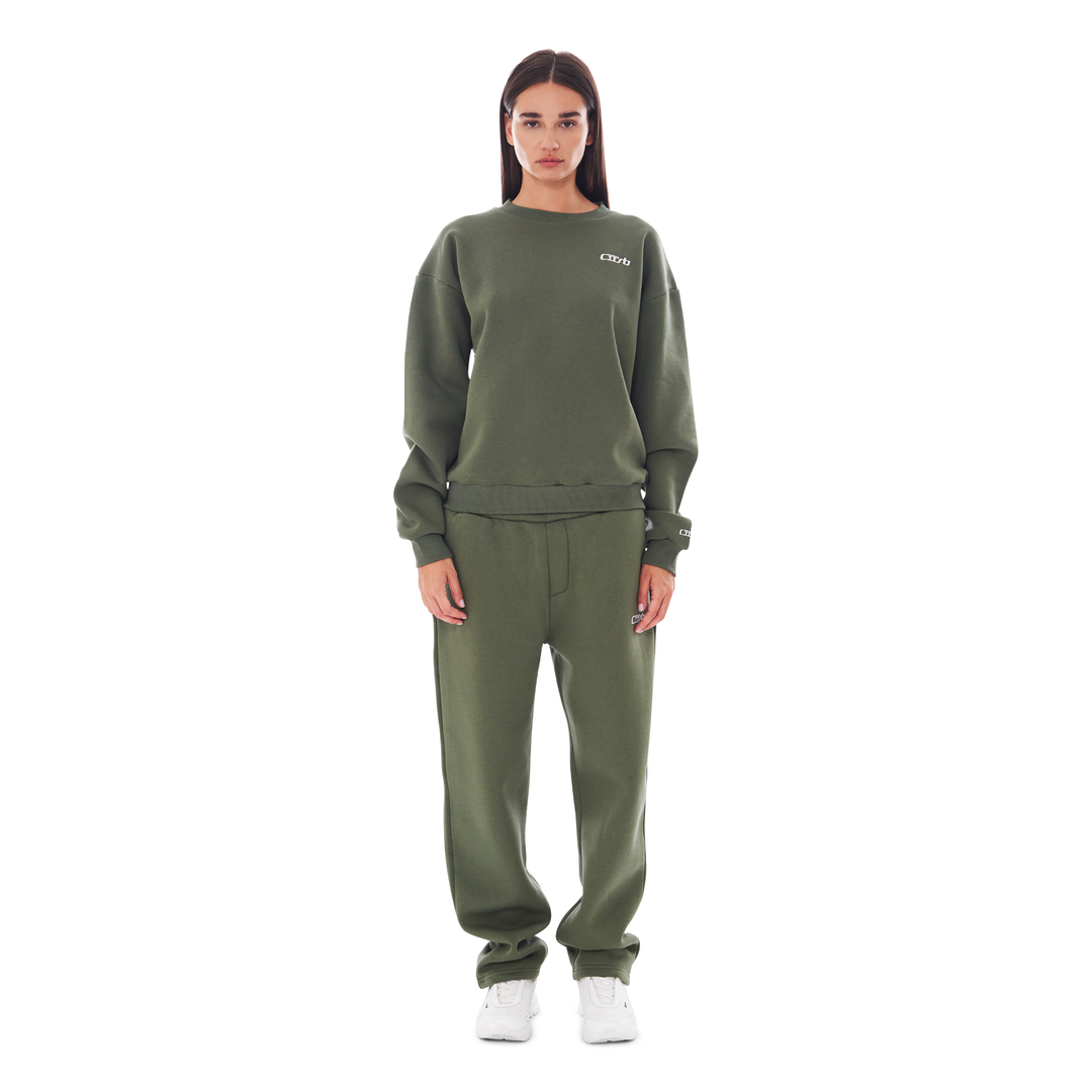CREWNECK BRONZE GREEN