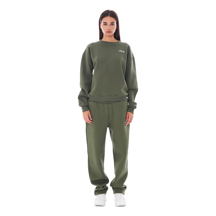 CREWNECK BRONZE GREEN
