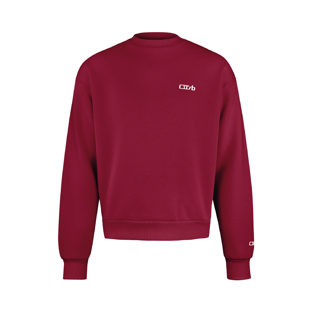 CREWNECK RICH RED
