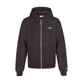 ZIP-UP DARK CHOCOLATE