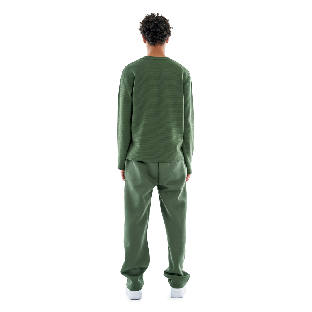 Waffle Longsleeve Bronze Green