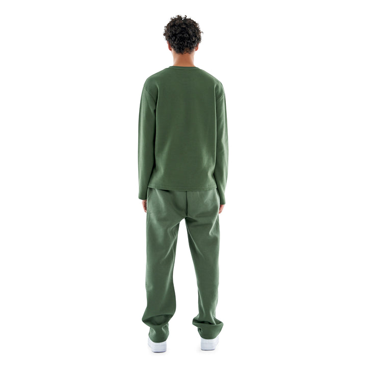 Waffle Longsleeve Bronze Green