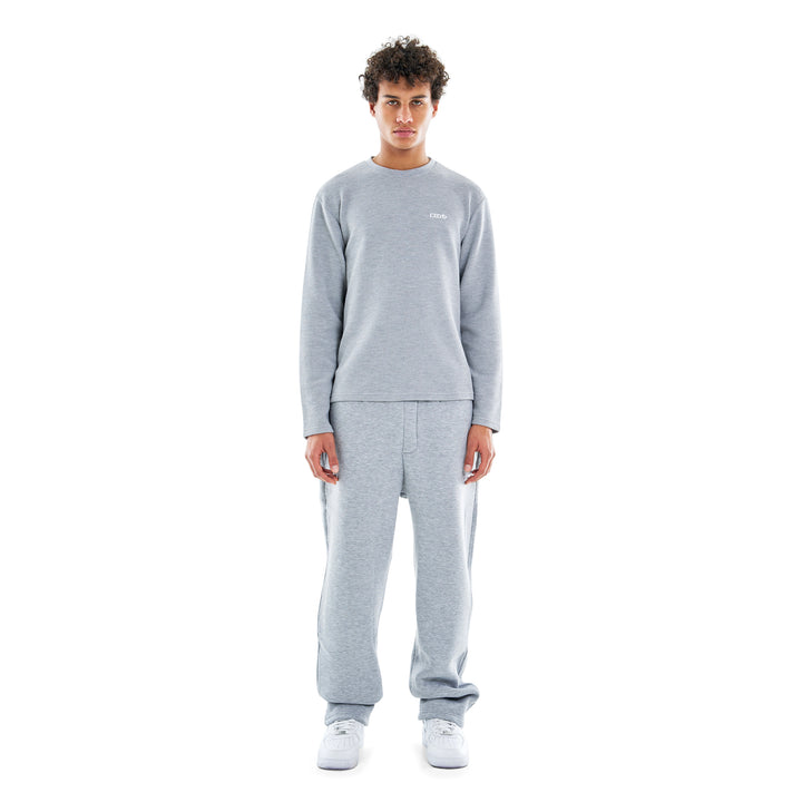 Waffle Longsleeve Grey Melange