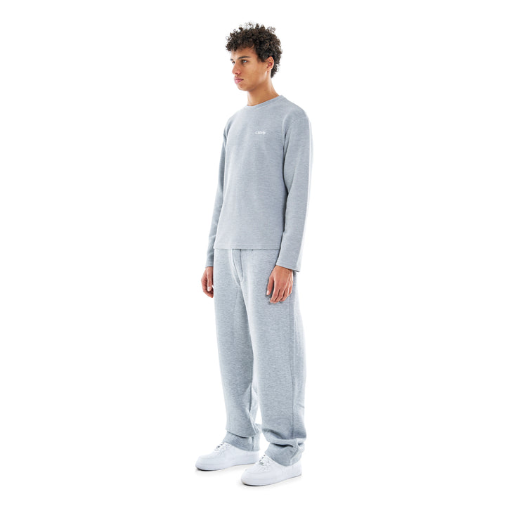 Waffle Longsleeve Grey Melange