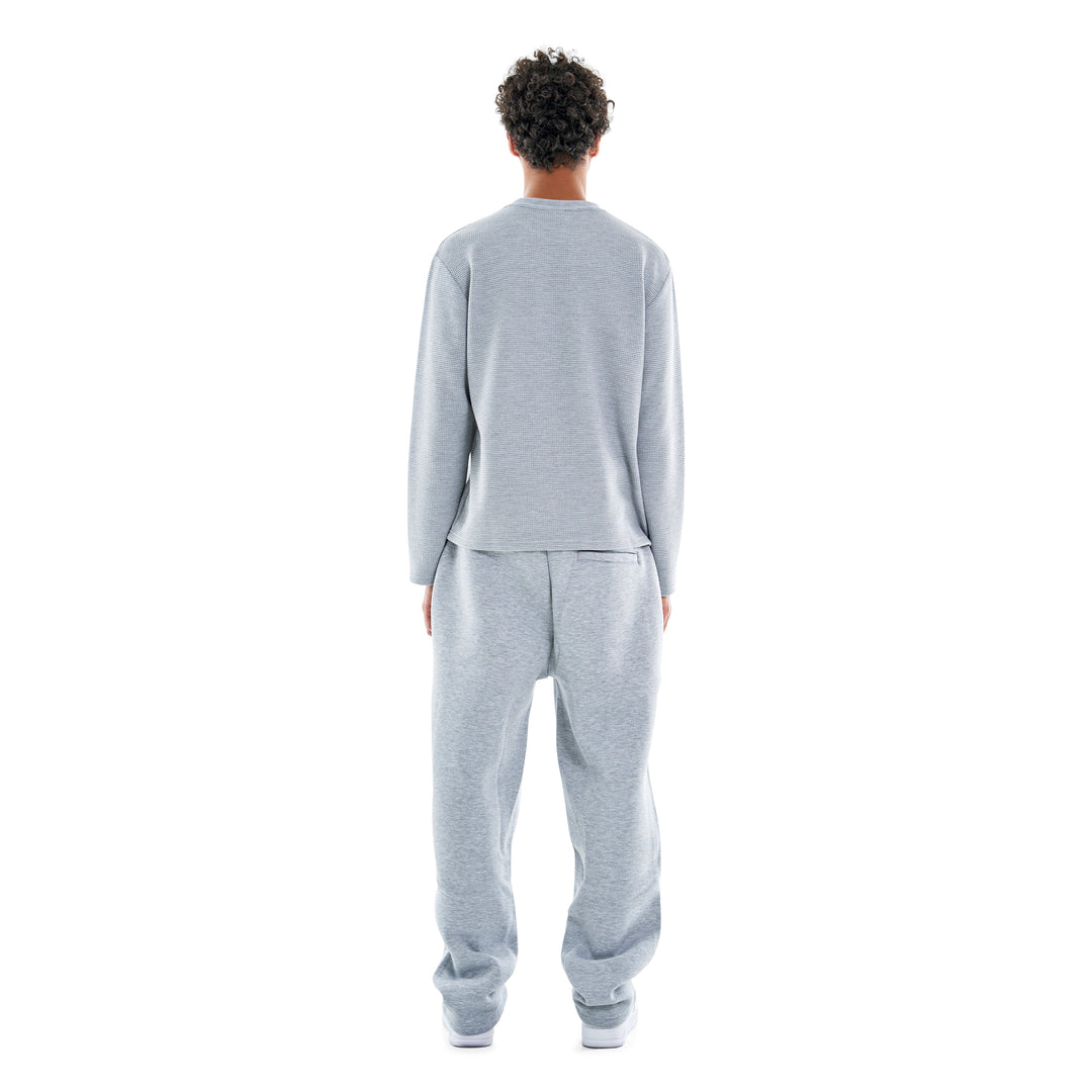 Waffle Longsleeve Grey Melange