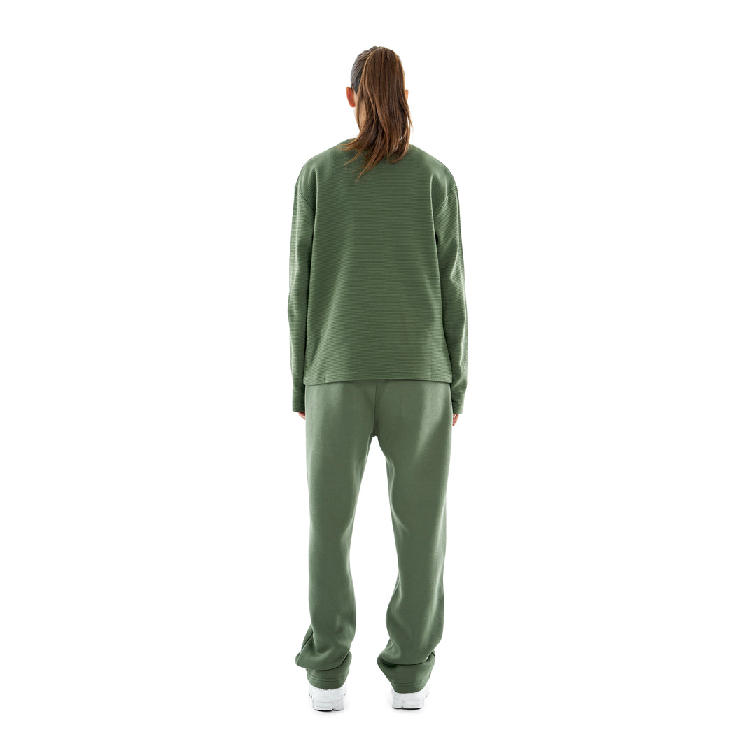 Waffle Longsleeve Bronze Green