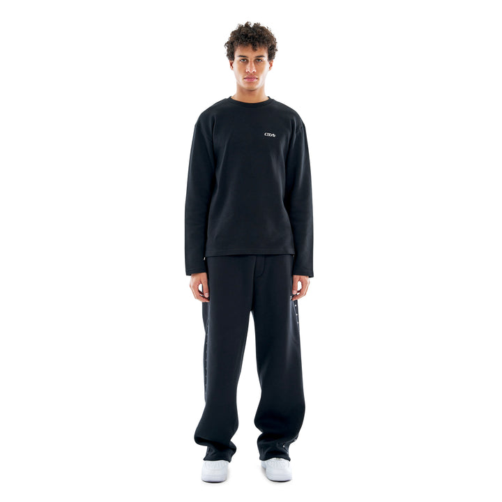 Waffle Longsleeve Black