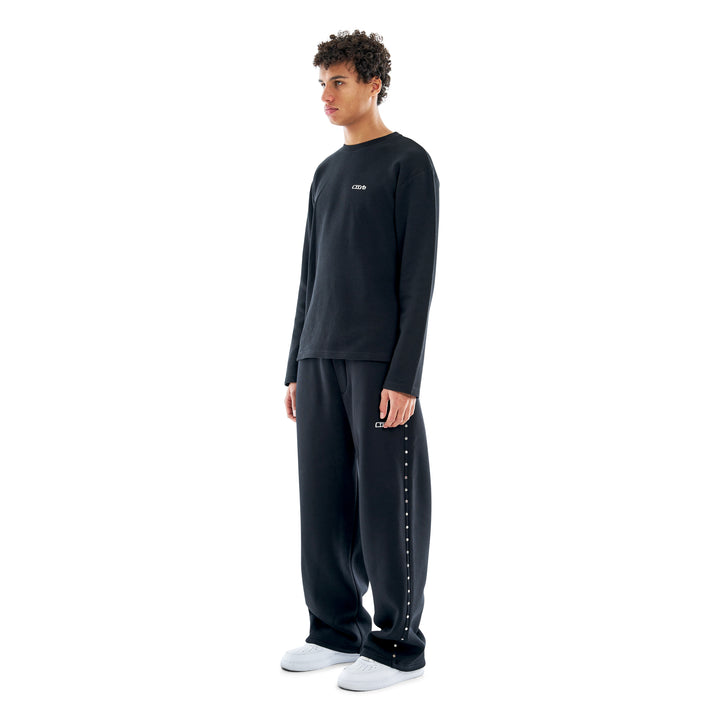 Waffle Longsleeve Black