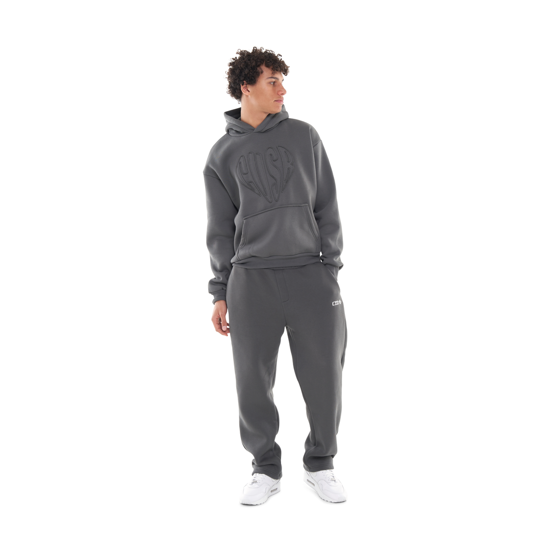 HEART HOODIE ANTHRAZIT