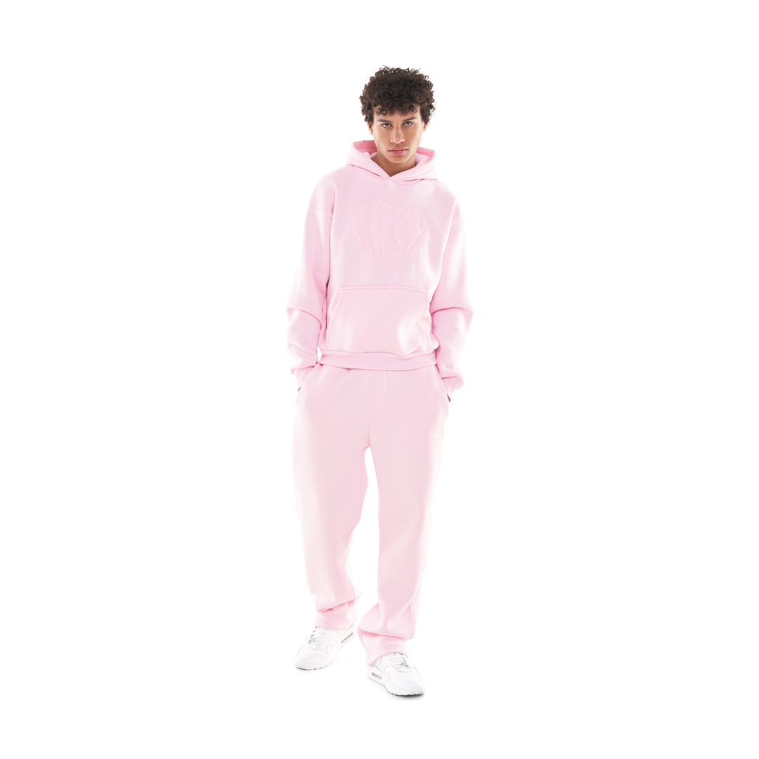 HEART HOODIE PINK