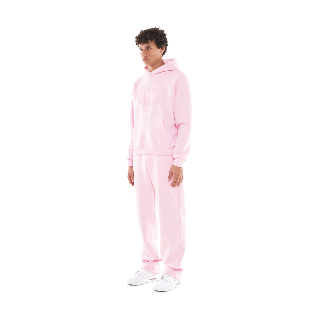 HEART HOODIE PINK