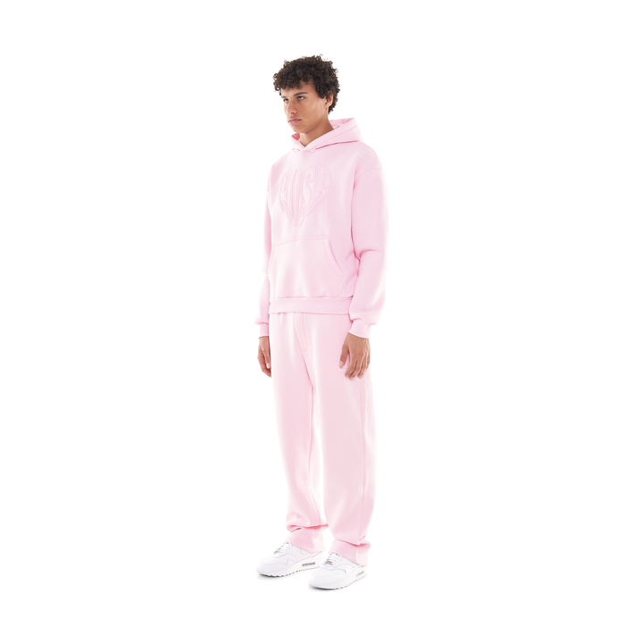 HEART HOODIE PINK