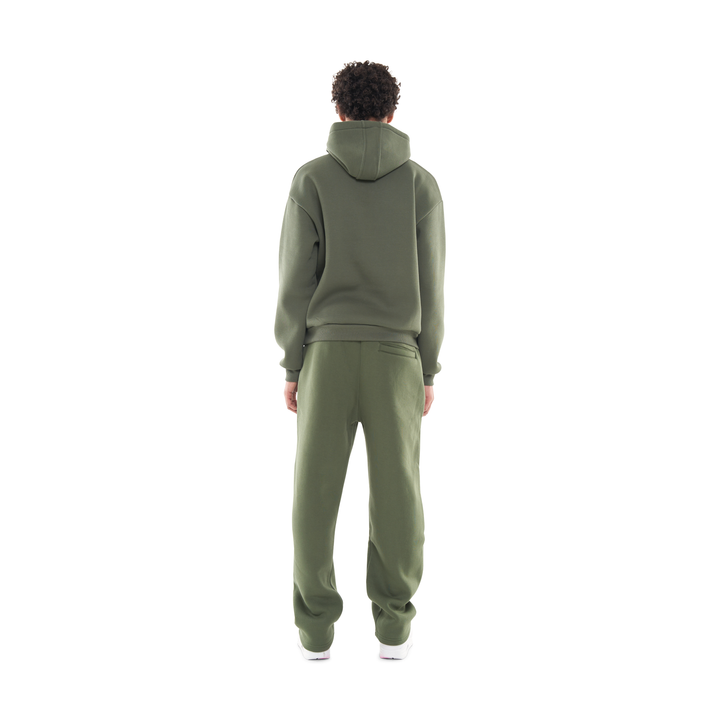 HEART HOODIE BRONZE GREEN