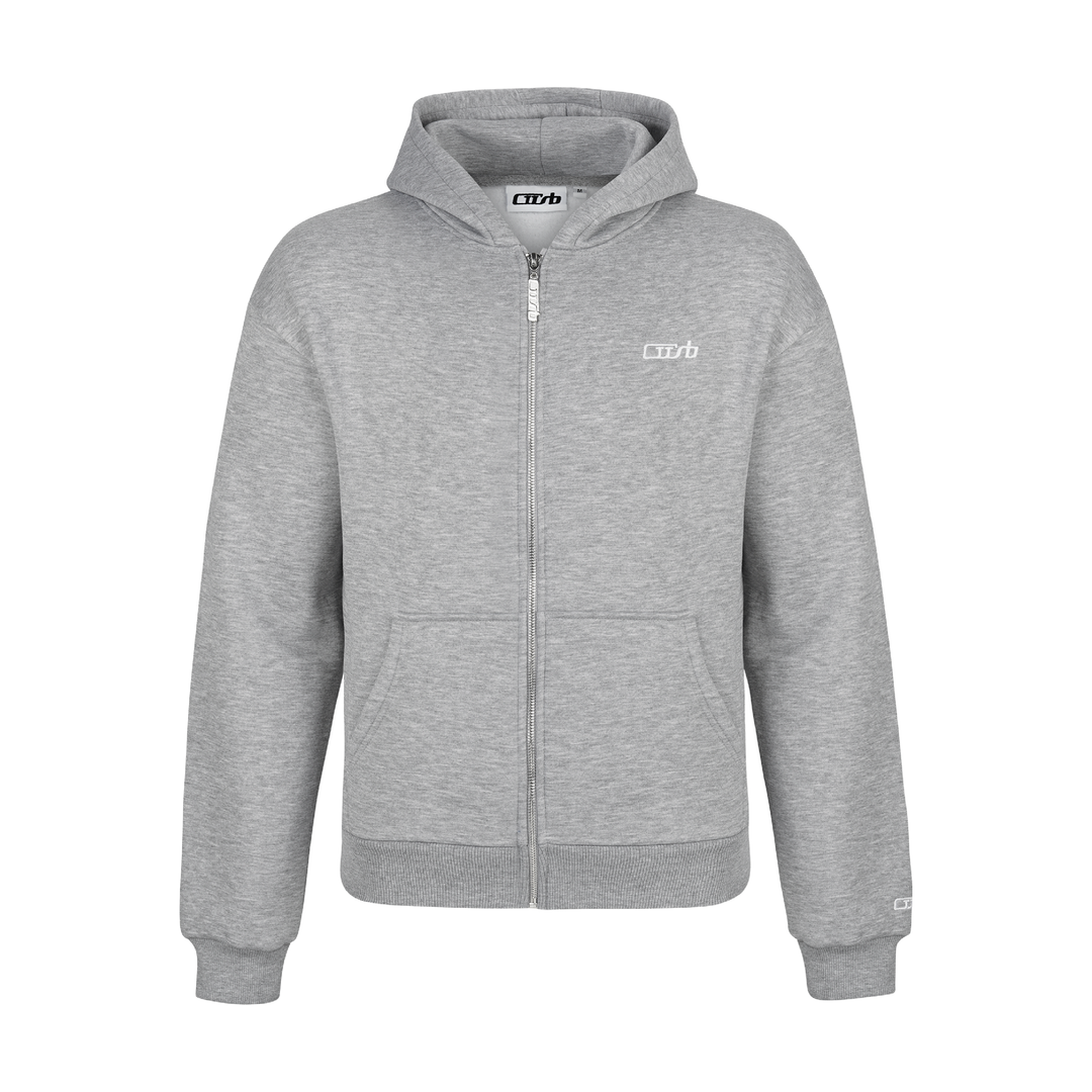 ZIP-UP GREY MELANGE