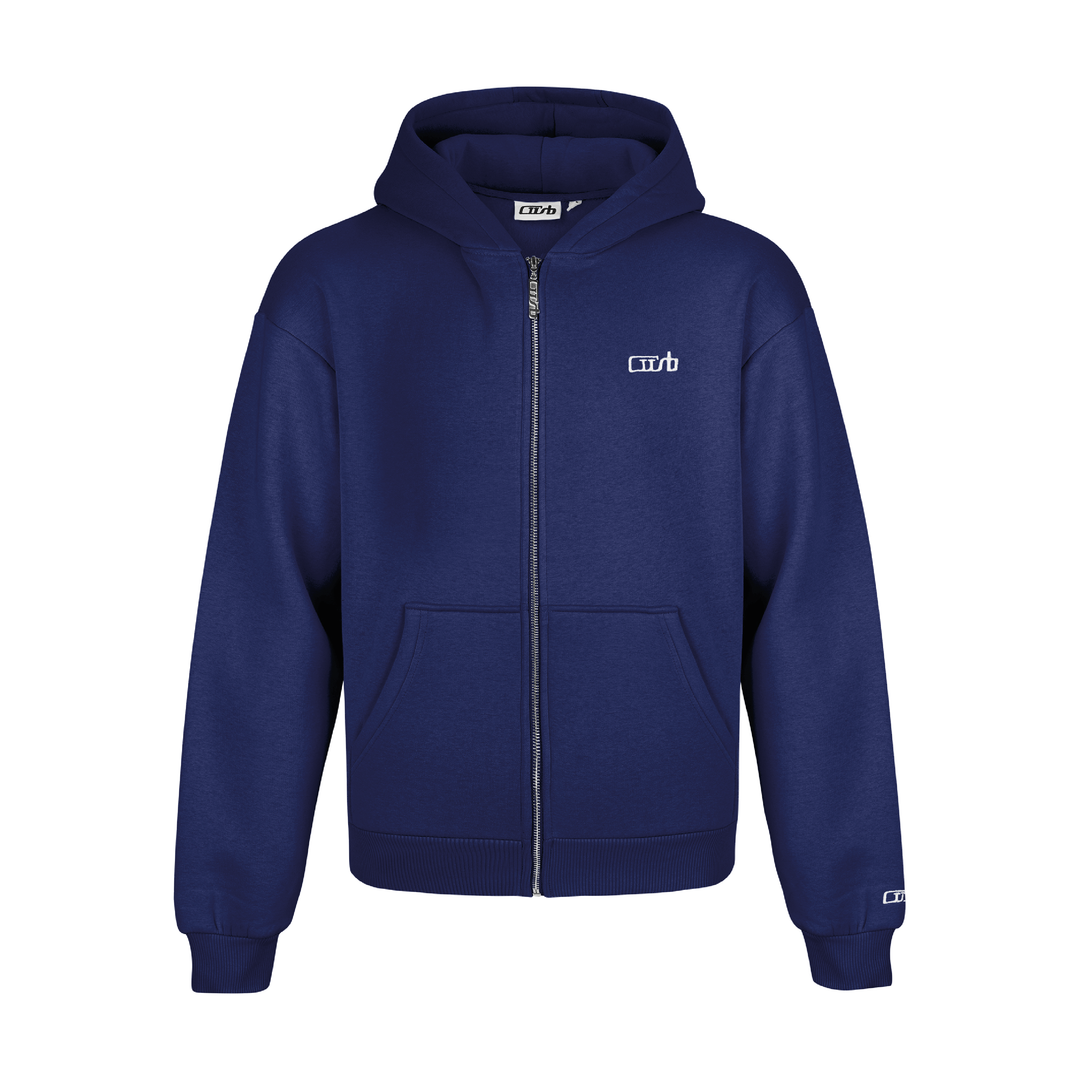 ZIP-UP NAVY BLUE