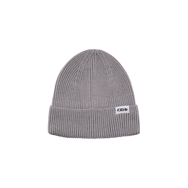 Folded Beanie Silver Grey