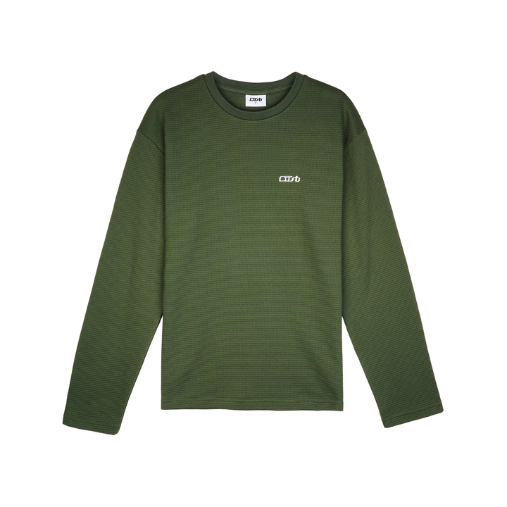 Waffle Longsleeve Bronze Green