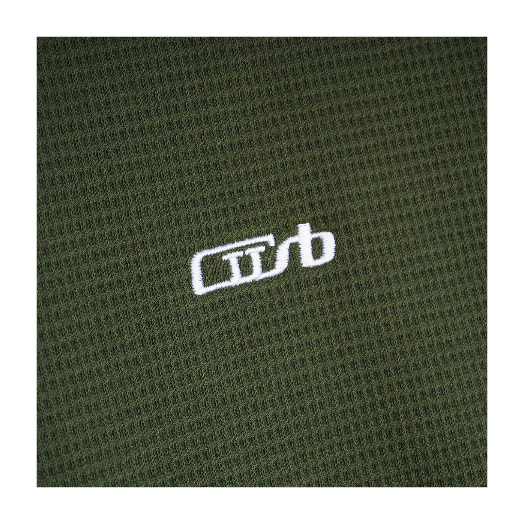 Waffle Longsleeve Bronze Green