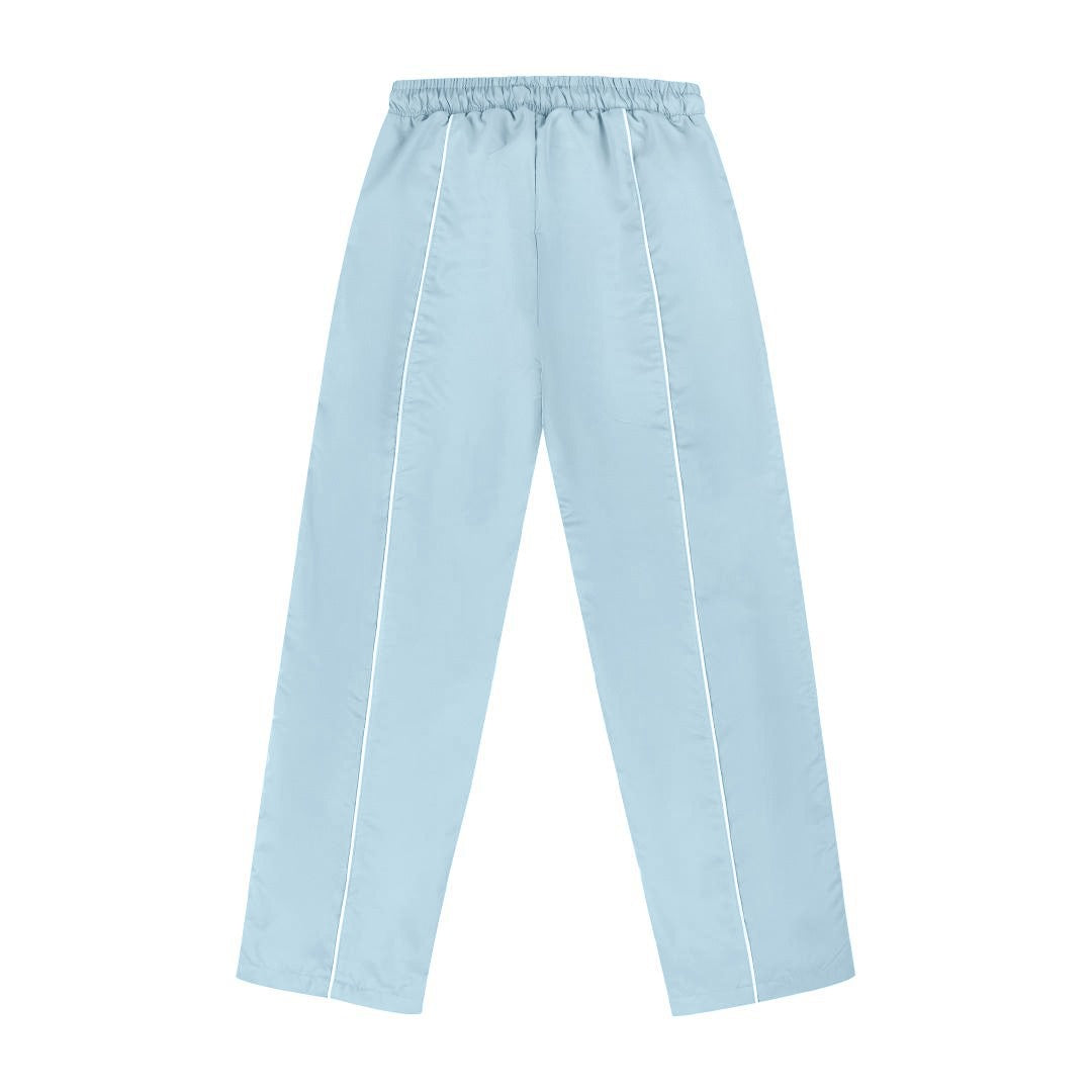 NYLON PIPING TRACKPANTS BABYBLUE