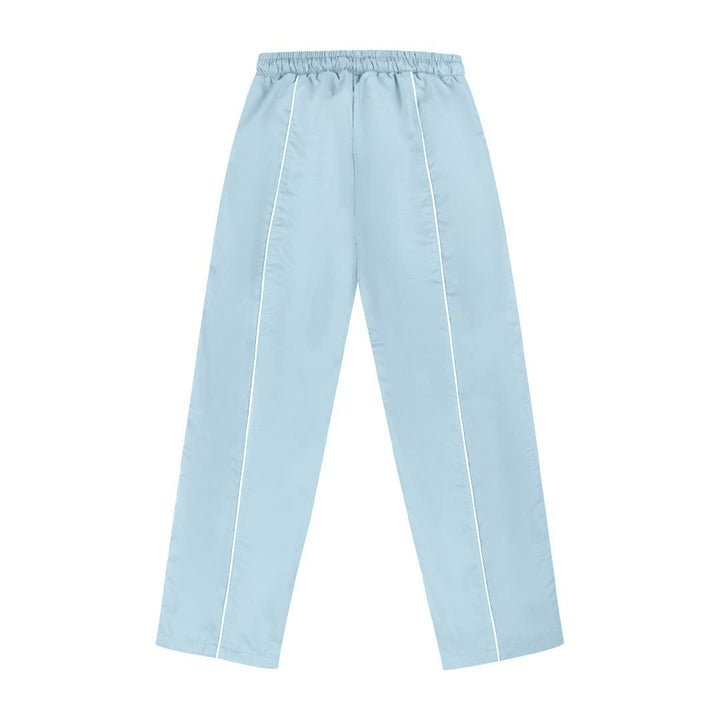 NYLON PIPING TRACKPANTS BABYBLUE