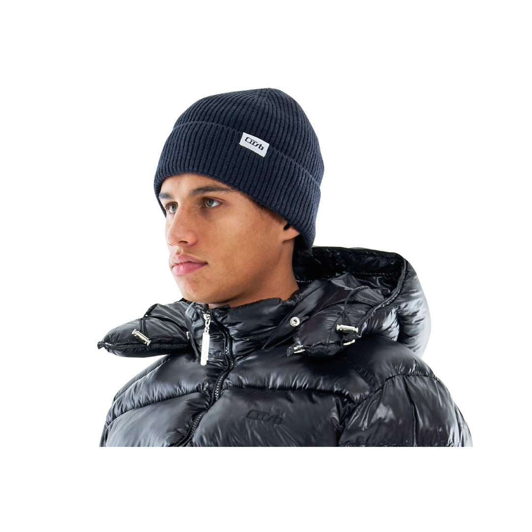Folded Beanie Dark Navy